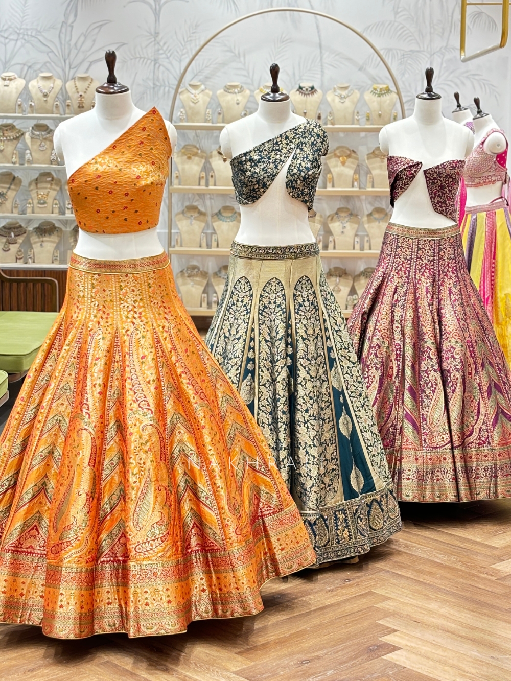 Brocade Silk Bridal Lehenga