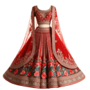 Floral Print A-Line Women's Kurta